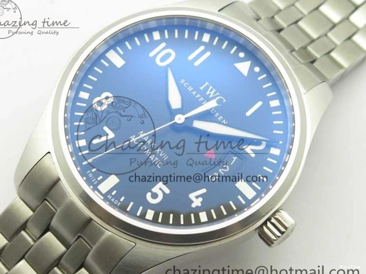 MIROTIME 0326 Mark XVII IW326504 MKS 1:1 Best Edition Black Dial On SS Bracelet MIYOTA 9015 V Durable 7210